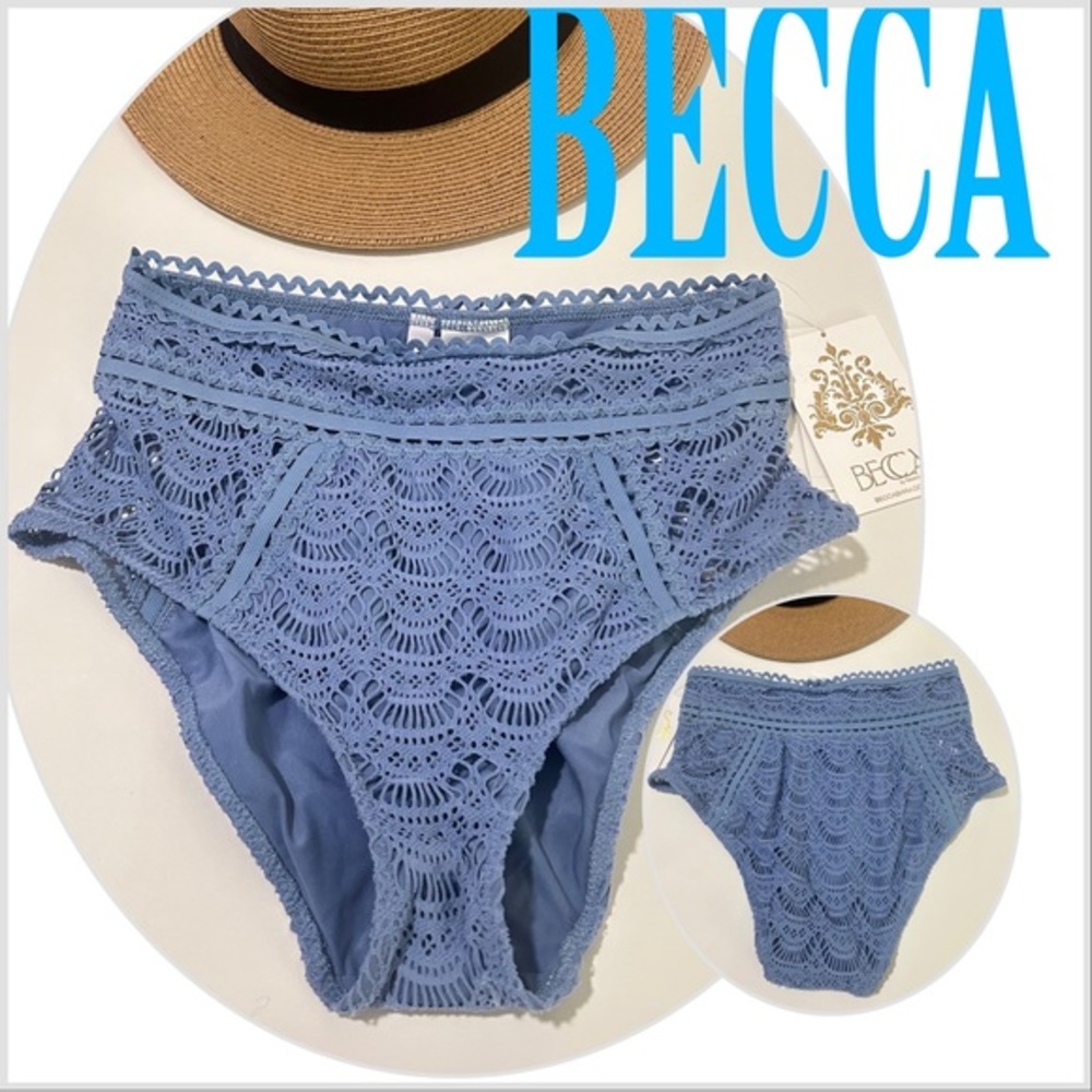 NEW BECCA COLOR PLAY HIGH WAISTED BOTTOM S $68